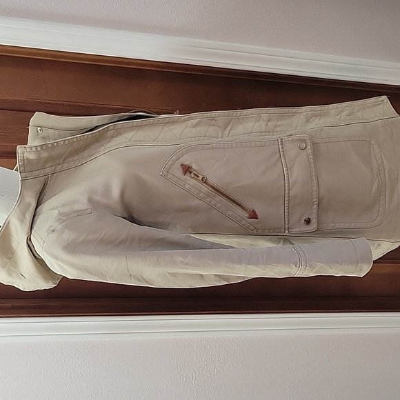 J. Crew Women's Tan Utility Jacket With Hood - Picture 6 of 10